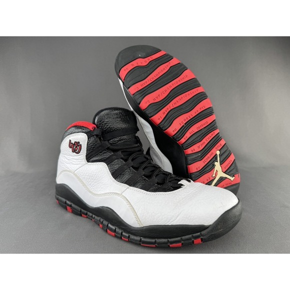 Jordan Other - Jordan 10 Retro Double Nickel White Black True Red 310805-102 Mens Size 10.5‎
